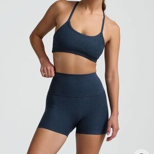Beyond Yoga Navy Blue Shorts